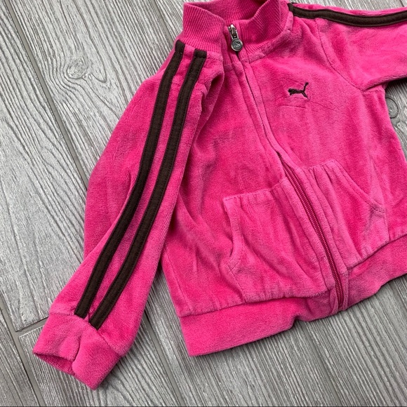 Puma Baby Girl 18 Month Outfit, 2 Piece Tracksuit - Picture 2 of 8